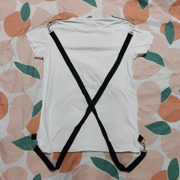 Current Mood Dolls Kill goth teddy bear bondage t shirt size small - Picture 7 of 8